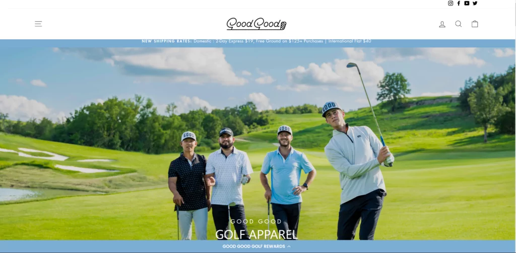 GoodGood Golf Shopify Store