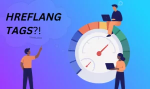 Hreflang Tag Thinking Bubble with people